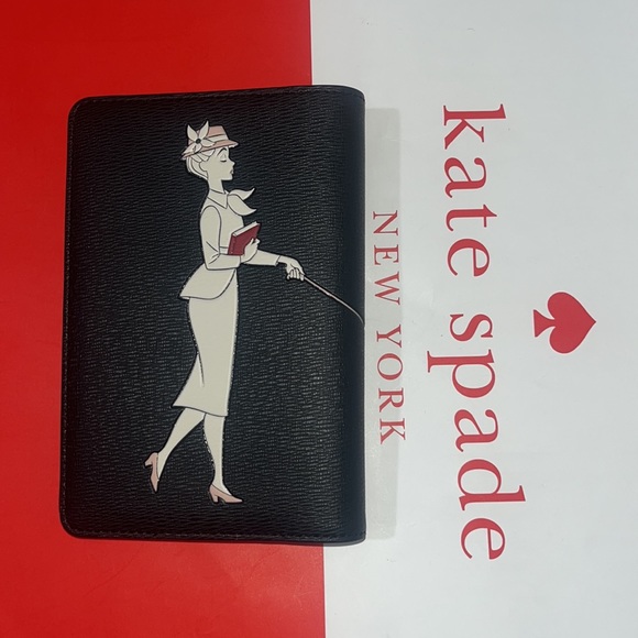 ♠️ kate spade Disney X 101 Dalmatians Dog Saffiano Passport Holder Case - Picture 9 of 14